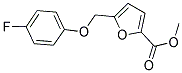 5-(4-FLUORO-PHENOXYMETHYL)-FURAN-2-CARBOXYLIC ACID METHYL ESTER Struktur