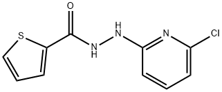 N'-(6-CHLORO-2-PYRIDINYL)-2-THIOPHENECARBOHYDRAZIDE Struktur