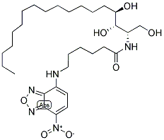 N-(6-[(7-NITRO-2-1,3-BENZOXADIAZOL-4-YL)AMINO]CAPROYL)-PHYTOSPHINGOSINE Struktur