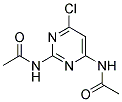 N-[2-(ACETYLAMINO)-6-CHLOROPYRIMIDIN-4-YL]ACETAMIDE Struktur