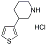 3-(3-THIENYL) PIPERIDINE HYDROCHLORIDE Struktur