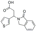 3-(1-OXO-1,3-DIHYDRO-2H-ISOINDOL-2-YL)-3-(3-THIENYL)PROPANOIC ACID Struktur