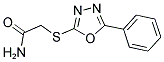 2-[(5-PHENYL-1,3,4-OXADIAZOL-2-YL)SULFANYL]ACETAMIDE Struktur