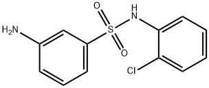 3-AMINO-N-(2-CHLORO-PHENYL)-BENZENESULFONAMIDE Struktur