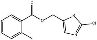 (2-CHLORO-1,3-THIAZOL-5-YL)METHYL 2-METHYLBENZENECARBOXYLATE Struktur