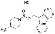 4-AMINO-1-N-FMOC-PIPERIDINE HYDROCHLORIDE Struktur