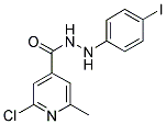 2-CHLORO-N'-(4-IODOPHENYL)-6-METHYLISONICOTINOHYDRAZIDE Struktur