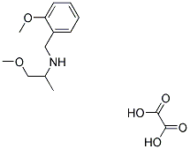 (2-METHOXY-BENZYL)-(2-METHOXY-1-METHYL-ETHYL)-AMINE OXALATE Struktur