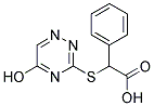 [(5-HYDROXY-1,2,4-TRIAZIN-3-YL)THIO](PHENYL)ACETIC ACID Struktur