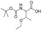 BOC-2-AMINO-3-ETHOXYBUTANOIC ACID Struktur