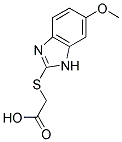 (6-METHOXY-1 H-BENZOIMIDAZOL-2-YLSULFANYL)-ACETIC ACID Struktur