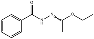 ETHYL N-BENZOYLETHANEHYDRAZONOATE Struktur