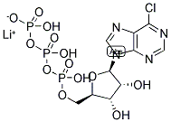 6-CHLOROPURINERIBOSIDE-5'-TRIPHOSPHATE LITHIUM SALT Struktur