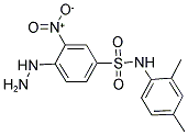 N-(2,4-DIMETHYL-PHENYL)-4-HYDRAZINO-3-NITRO-BENZENESULFONAMIDE Struktur