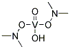 BIS(N,N-DIMETHYLHYDROXAMIDO)HYDROXOOXOVANADATE Struktur