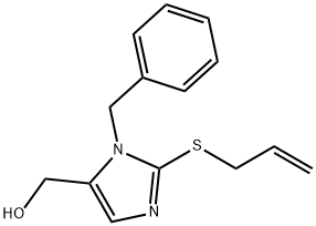 [2-(ALLYLSULFANYL)-1-BENZYL-1H-IMIDAZOL-5-YL]METHANOL Struktur