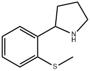 2-[2-(METHYLSULFANYL)PHENYL]PYRROLIDINE Struktur