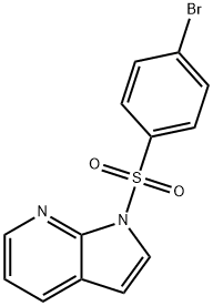 1-[(4-BROMOPHENYL)SULFONYL]-1H-PYRROLO[2,3-B]PYRIDINE Struktur