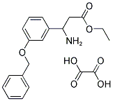 ETHYL 3-AMINO-3-[3-(BENZYLOXY)PHENYL]PROPANOATE OXALATE Struktur