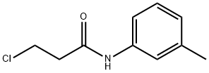 3-CHLORO-N-(3-METHYLPHENYL)PROPANAMIDE Struktur