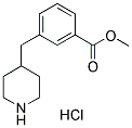 3-PIPERIDIN-4-YLMETHYL-BENZOIC ACID METHYL ESTER HCL Struktur