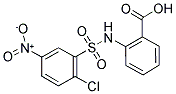 2-(2-CHLORO-5-NITRO-BENZENESULFONYLAMINO)-BENZOIC ACID Struktur