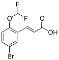 3-(5-BROMO-2-DIFLUOROMETHOXY-PHENYL)-ACRYLIC ACID Struktur