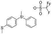 (4-METHYLTHIOPHENYL)METHYL PHENYL SULFONIUM TRIFLATE Struktur