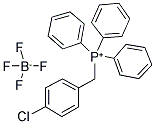 4-CHLOROBENZYLTRIPHENYLPHOSPHONIUM TETRAFLUOBORATE Struktur