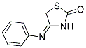 (4E)-4-(PHENYLIMINO)-1,3-THIAZOLIDIN-2-ONE Struktur