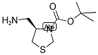 (R)-4-AMINOMETHYL-THIAZOLIDINE-3-CARBOXYLIC ACID TERT-BUTYL ESTER Struktur