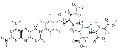 METHOTREXATE GLUTAMATE3, [3H]- Struktur