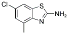 6-CHLORO-4-METHYL-1,3-BENZOTHIAZOL-2-AMINE Struktur