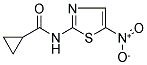 N-(5-NITRO-1,3-THIAZOL-2-YL)CYCLOPROPANECARBOXAMIDE Struktur