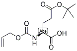 ALOC-GLU(OTBU)-OH Struktur