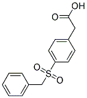 [4-(BENZYLSULFONYL)PHENYL]ACETIC ACID Struktur