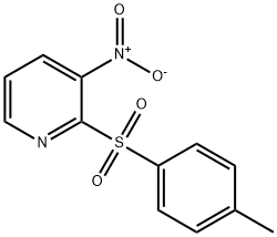 2-[(4-METHYLPHENYL)SULFONYL]-3-NITROPYRIDINE Struktur