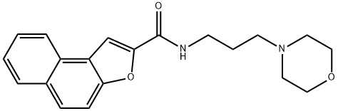 N-(3-MORPHOLINOPROPYL)NAPHTHO[2,1-B]FURAN-2-CARBOXAMIDE Struktur