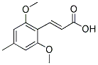 2,6-DIMETHOXY-4-METHYLCINNAMIC ACID Struktur