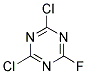 2,4-DICHLORO-6-FLUORO-1,3,5-TRIAZINE Struktur