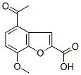 4-ACETYL-7-METHOXY-BENZOFURAN-2-CARBOXYLIC ACID Struktur