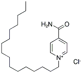 4-CARBAMOYL-1-N-HEXADECYLPYRIDINIUM CHLORIDE Struktur