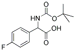 TERT-BUTOXYCARBONYLAMINO-(4-FLUORO-PHENYL)-ACETIC ACID Struktur