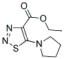 ETHYL 5-PYRROLIDIN-1-YL-1,2,3-THIADIAZOLE-4-CARBOXYLATE Struktur