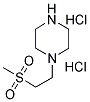 1-(2-METHANESULFONYL-ETHYL)PIPERAZINE DIHYDROCHLORIDE Struktur