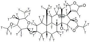OLEANDRIN, [3H]- Struktur