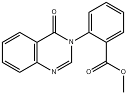 METHYL 2-(4-OXO-3(4H)-QUINAZOLINYL)BENZOATE Struktur