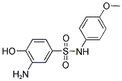 3-AMINO-4-HYDROXY-N-(4-METHOXY-PHENYL)-BENZENESULFONAMIDE Struktur