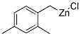 2,4-DIMETHYLBENZYLZINC CHLORIDE Struktur
