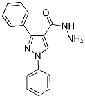 1,3-DIPHENYL-1H-PYRAZOLE-4-CARBOXYLIC ACID HYDRAZIDE Struktur